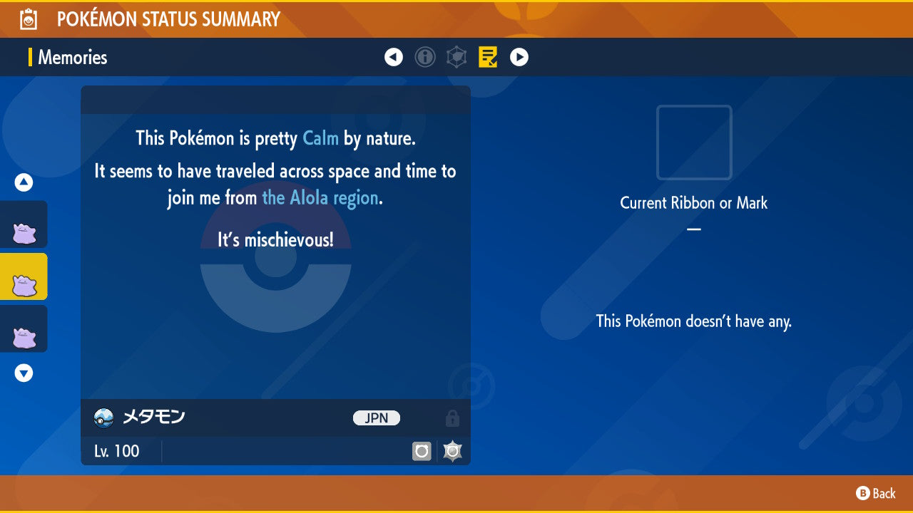 SHINY 6IV DITTO Calm Japanese Masuda Pokémon / Pokémon Scarlet and Violet / Shiny 6IV Ditto / Breeding Pokémon / Masuda Method