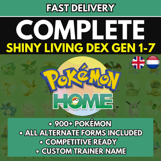 Pokemon HOME 6IV Shiny LIVING POKEDEX / Pokemon Scarlet Violet / Pokemon Sword Shield, Pokemon Lets Go, Pokemon BdSp, Pokemon Legends Arceus