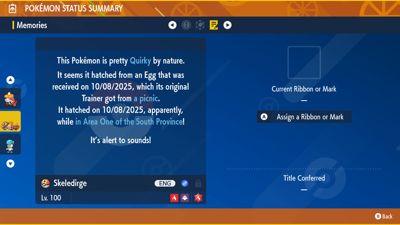 SHINY 6IV SKELEDIRGE / Pokémon Scarlet and Violet / 6IV Pokemon / Shiny Pokemon / Competitive / Fast / Pokerus / Rare Pokemon