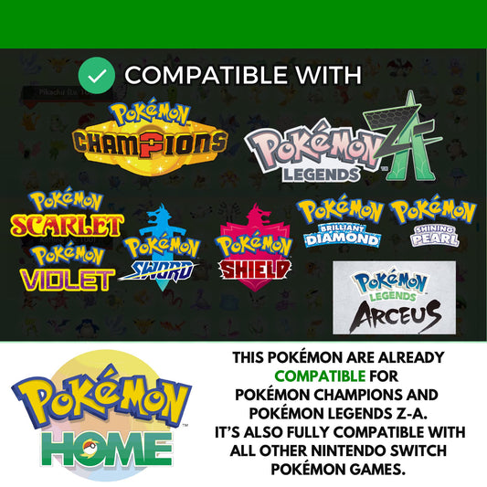 6IV CUSTOM POKÉMON (Gen 1-7) / Pokémon Home / Choose Pokemon, Shiny, Level, EV's, Nature, Gender, Moves / Free Shiny /