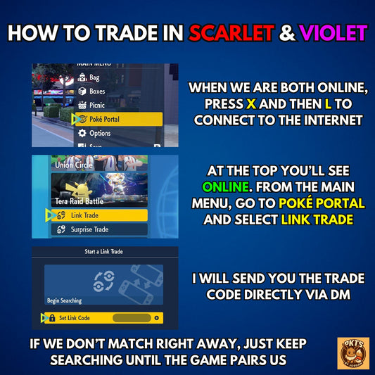 6IV CUSTOM POKÉMON / Pokémon Scarlet and Violet / Choose Pokemon, Shiny, Level, EV's, Nature, Gender, Moves / Free Shiny /
