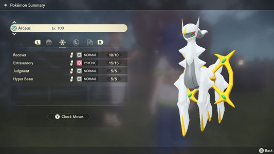 NON-SHINY 6IV ARCEUS / Pokémon Legends Arceus / 6IV Pokemon / Mythical Pokemon / Competitive Battle Ready + EVs / Free Shiny / Ev Trained
