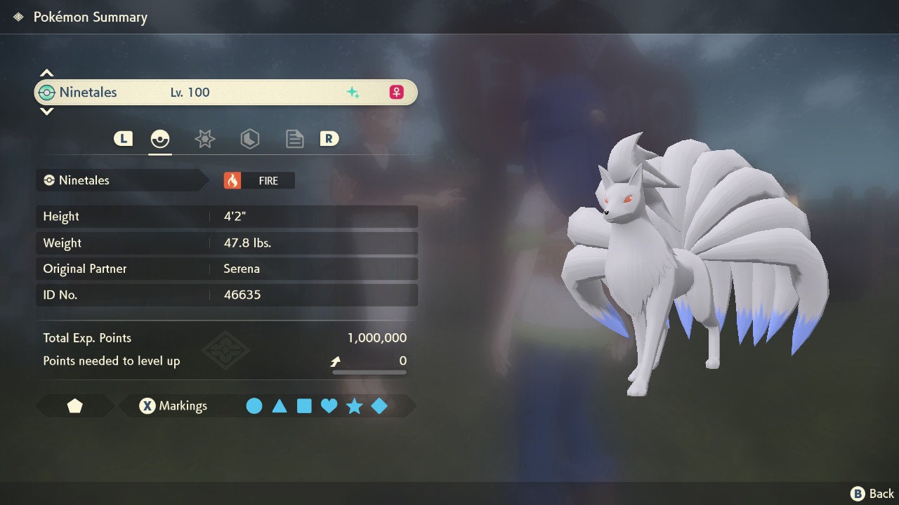 SHINY 6IV NINETALES EV Trained | Legends Arceus Pokémon | Battle Ready Competitive | Free Bonus Shiny |