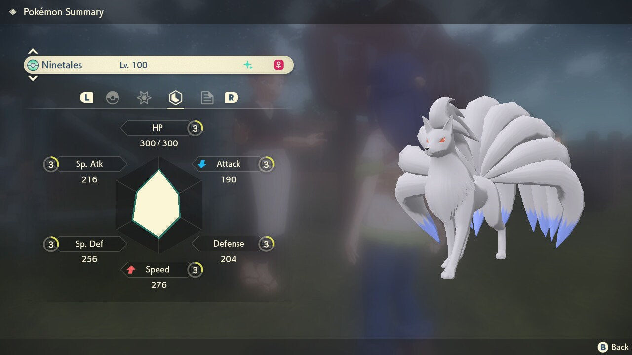 SHINY 6IV NINETALES EV Trained | Legends Arceus Pokémon | Battle Ready Competitive | Free Bonus Shiny |