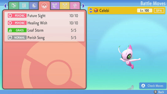Shiny Celebi 6IV EV Trained | BDSP Pokémon Brilliant Diamond Shining Pearl | Battle Ready Legendary | Bonus Gift | 75% OFF Now