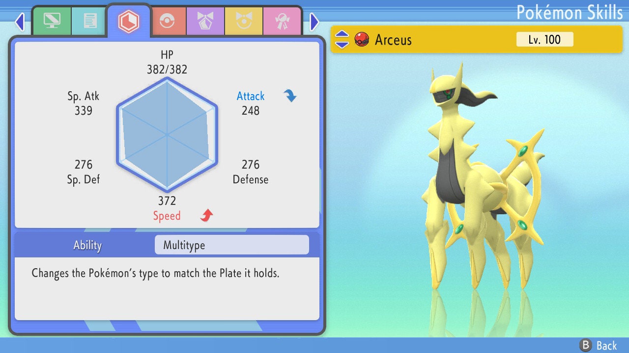 Shiny Arceus 6IV EV Trained | BDSP Pokémon Brilliant Diamond Shining Pearl | Battle Ready Legendary | Bonus Gift | 75% OFF Now