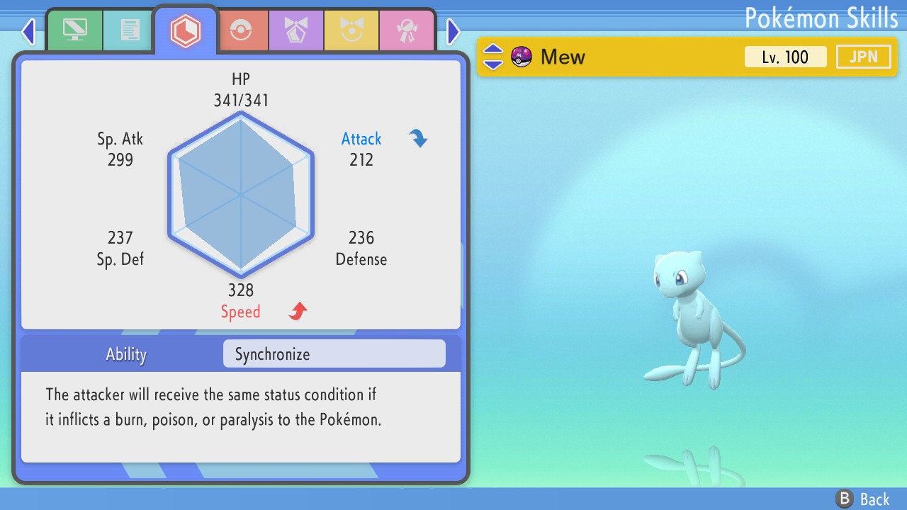 Shiny Mew 6IV EV Trained | BDSP Pokémon Brilliant Diamond Shining Pearl | Battle Ready Legendary | Bonus Gift | 75% OFF Now