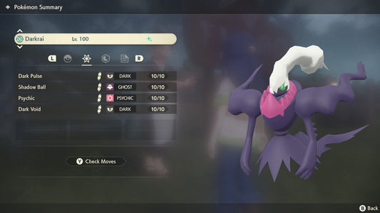 SHINY 6IV DARKRAI EV Trained | Legends Arceus Pokémon | Battle Ready Competitive | Free Bonus Shiny |