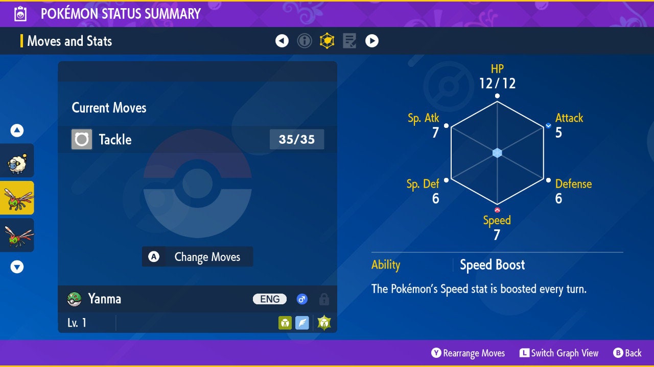 SHINY 6IV YANMA / Pokémon Scarlet and Violet / 6IV Pokemon / Shiny Pokemon / Competitive /  Fast Trade / Pokerus / Rare Pokemon