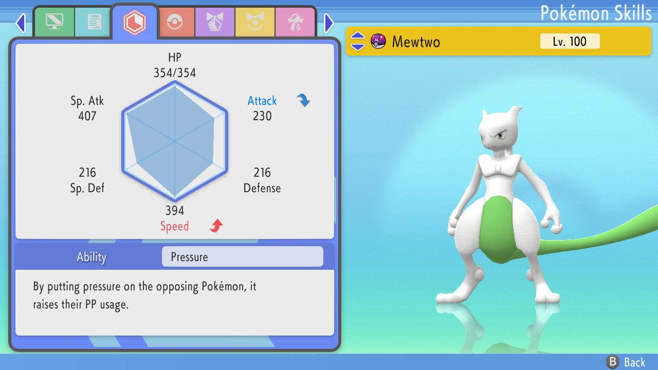 Shiny Mewtwo Pokemon Brilliant Diamond Shining Pearl 6IV Competitive Battle Ready – image 5