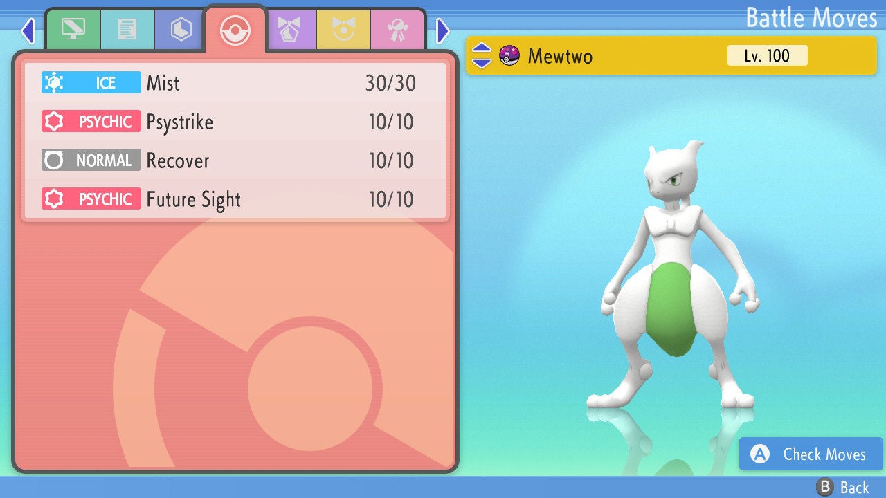 Shiny Mewtwo Pokemon Brilliant Diamond Shining Pearl 6IV Competitive Battle Ready – image 4