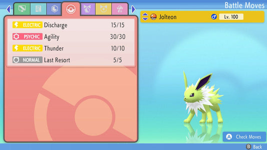 SHINY 6IV JOLTEON / Pokémon Brilliant Diamond and Shining Pearl / 6IV Pokemon / Shiny Pokemon / Competitive Battle Ready + EVs / Free Shiny