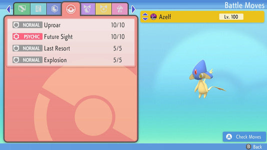 SHINY 6IV AZELF / Pokémon Brilliant Diamond Shining Pearl / 6IV Pokemon / Shiny Pokemon / Competitive Battle Ready EVs / Free Shiny