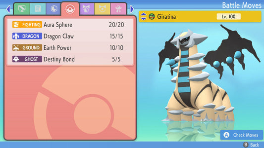 Shiny Giratina 6IV EV Trained | BDSP Pokémon Brilliant Diamond Shining Pearl | Battle Ready Legendary | Bonus Gift | 75% OFF Now