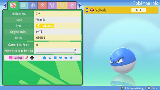 SHINY 6IV VOLTORB / Pokémon Brilliant Diamond and Shining Pearl / 6IV Pokemon / Shiny Pokemon / Competitive Battle Ready EVs / Free Shiny