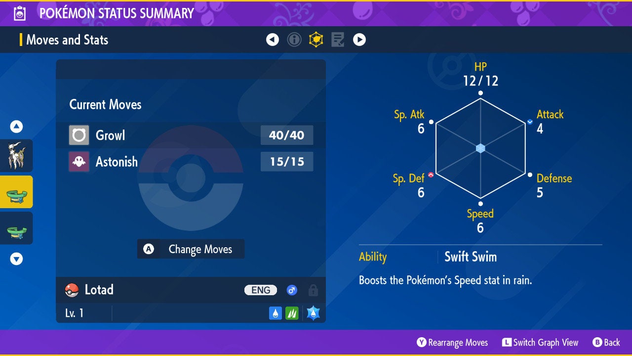 SHINY 6IV LOTAD EV Trained | Scarlet & Violet Pokémon | Battle Ready Competitive | Free Bonus Shiny |