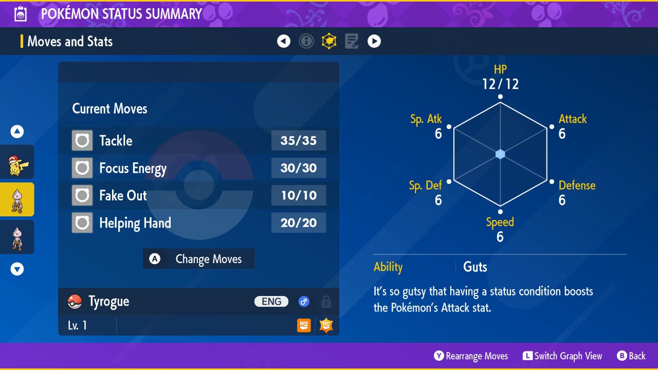 SHINY 6IV TYROGUE EV Trained | Scarlet & Violet Pokémon | Battle Ready Competitive | Free Bonus Shiny |