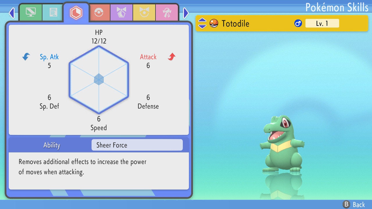 SHINY 6IV TOTODILE / Pokémon Brilliant Diamond and Shining Pearl / 6IV Pokemon / Shiny Pokemon / Competitive Battle Ready EVs / Free Shiny