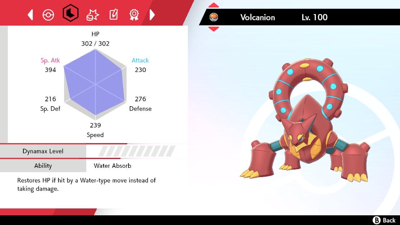 Non-SHINY 6IV VOLCANION EV Trained | Sword & Shield Pokémon | Battle Ready Competitive | Free Bonus Shiny |