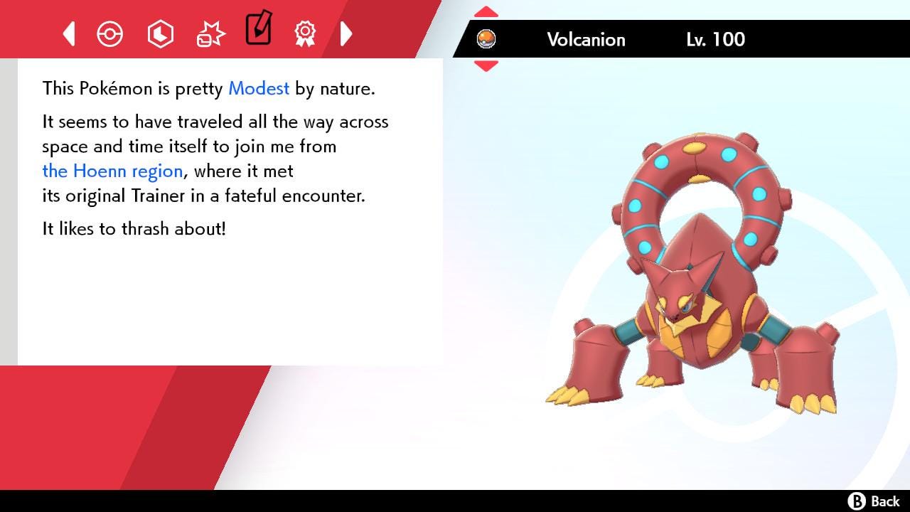 Non-SHINY 6IV VOLCANION EV Trained | Sword & Shield Pokémon | Battle Ready Competitive | Free Bonus Shiny |