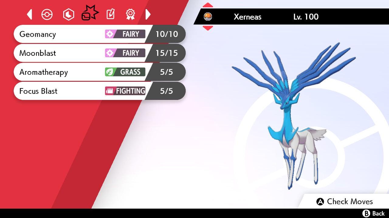 SHINY 6IV XERNEAS EV Trained | Sword & Shield Pokémon | Battle Ready Competitive | Free Bonus Shiny |