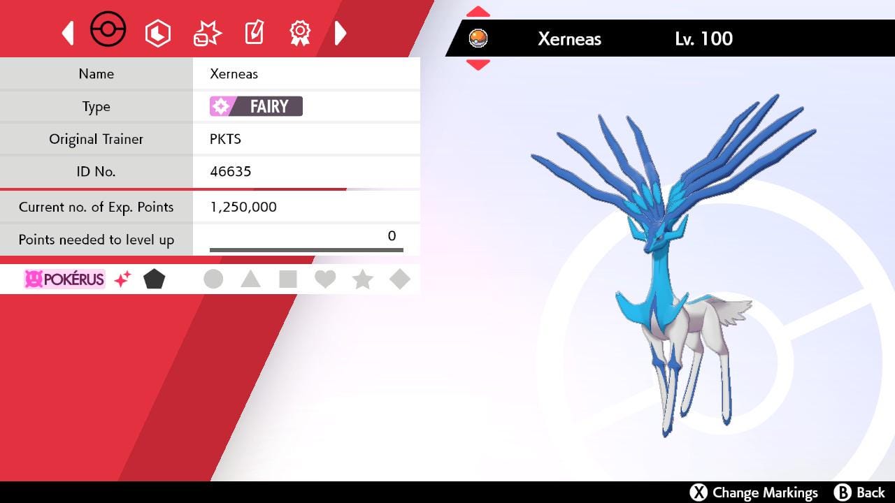 SHINY 6IV XERNEAS EV Trained | Sword & Shield Pokémon | Battle Ready Competitive | Free Bonus Shiny |