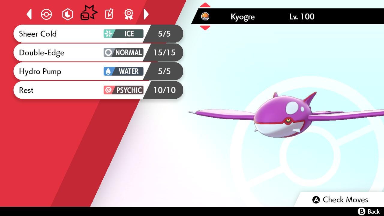 SHINY 6IV KYOGRE EV Trained | Sword & Shield Pokémon | Battle Ready Competitive | Free Bonus Shiny |