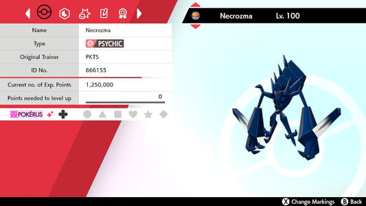 SHINY 6IV NECROZMA EV Trained | Sword & Shield Pokémon | Battle Ready Competitive | Free Bonus Shiny |