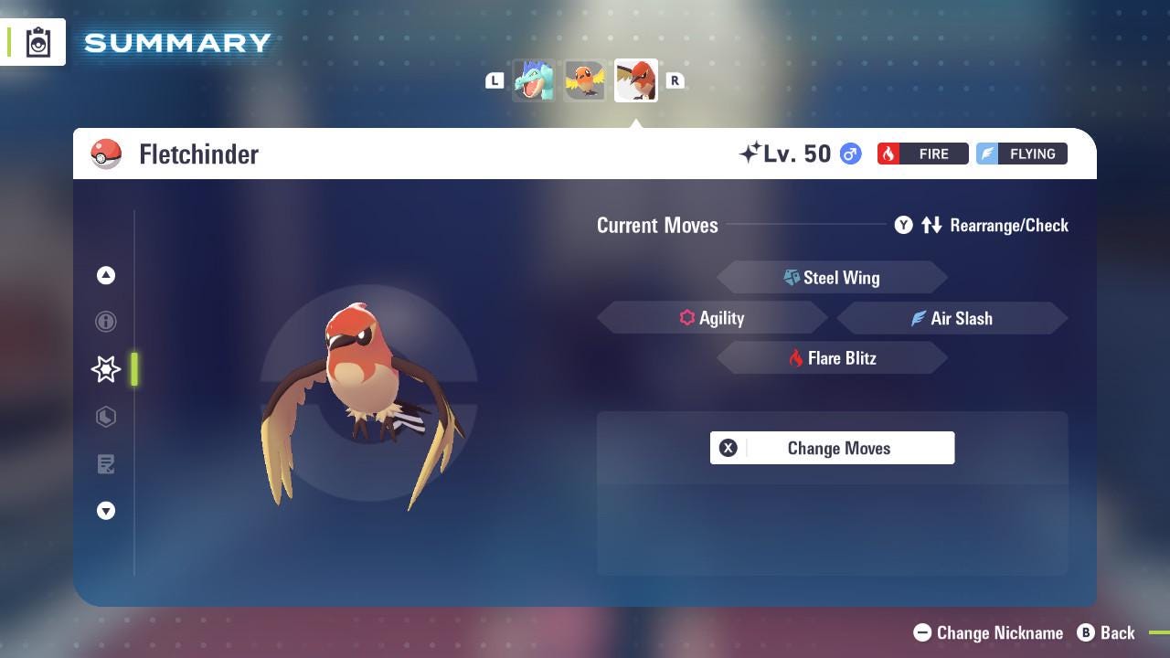 SHINY 6IV FLETCHINDER / Pokémon Legends ZA / 6IV Pokemon / Shiny Pokemon / Competitive / Fast Trade / Pokerus / Rare Pokemon