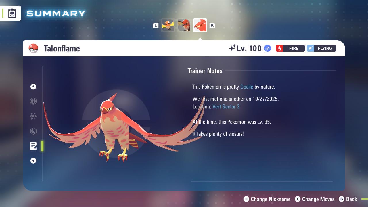 SHINY 6IV TALONFLAME / Pokémon Legends ZA / 6IV Pokemon / Shiny Pokemon / Competitive / Fast Trade / Pokerus / Rare Pokemon