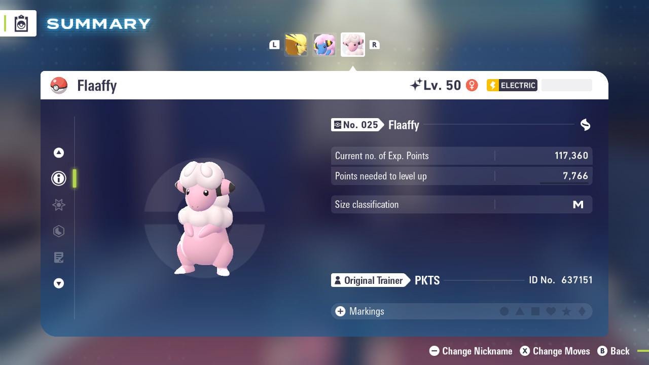 SHINY 6IV FLAAFFY / Pokémon Legends ZA / 6IV Pokemon / Shiny Pokemon / Competitive / Fast Trade / Pokerus / Rare Pokemon