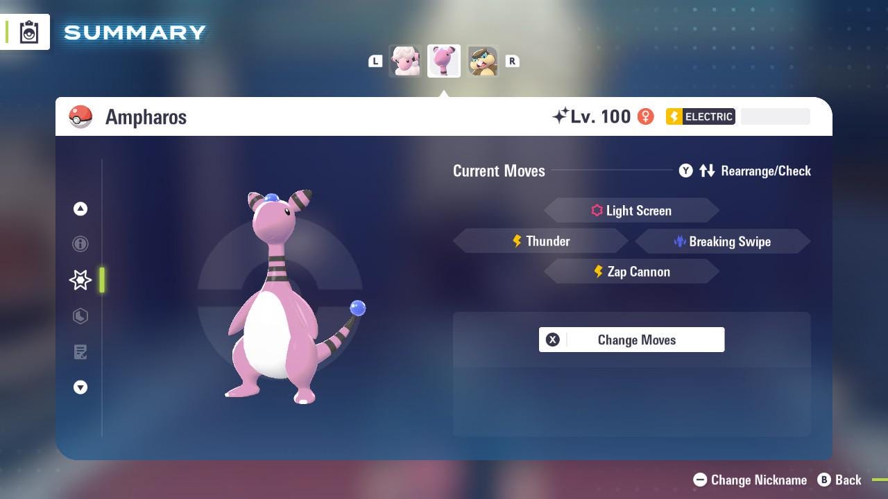 SHINY 6IV AMPHAROS / Pokémon Legends ZA / 6IV Pokemon / Shiny Pokemon / Competitive / Fast Trade / Pokerus / Rare Pokemon