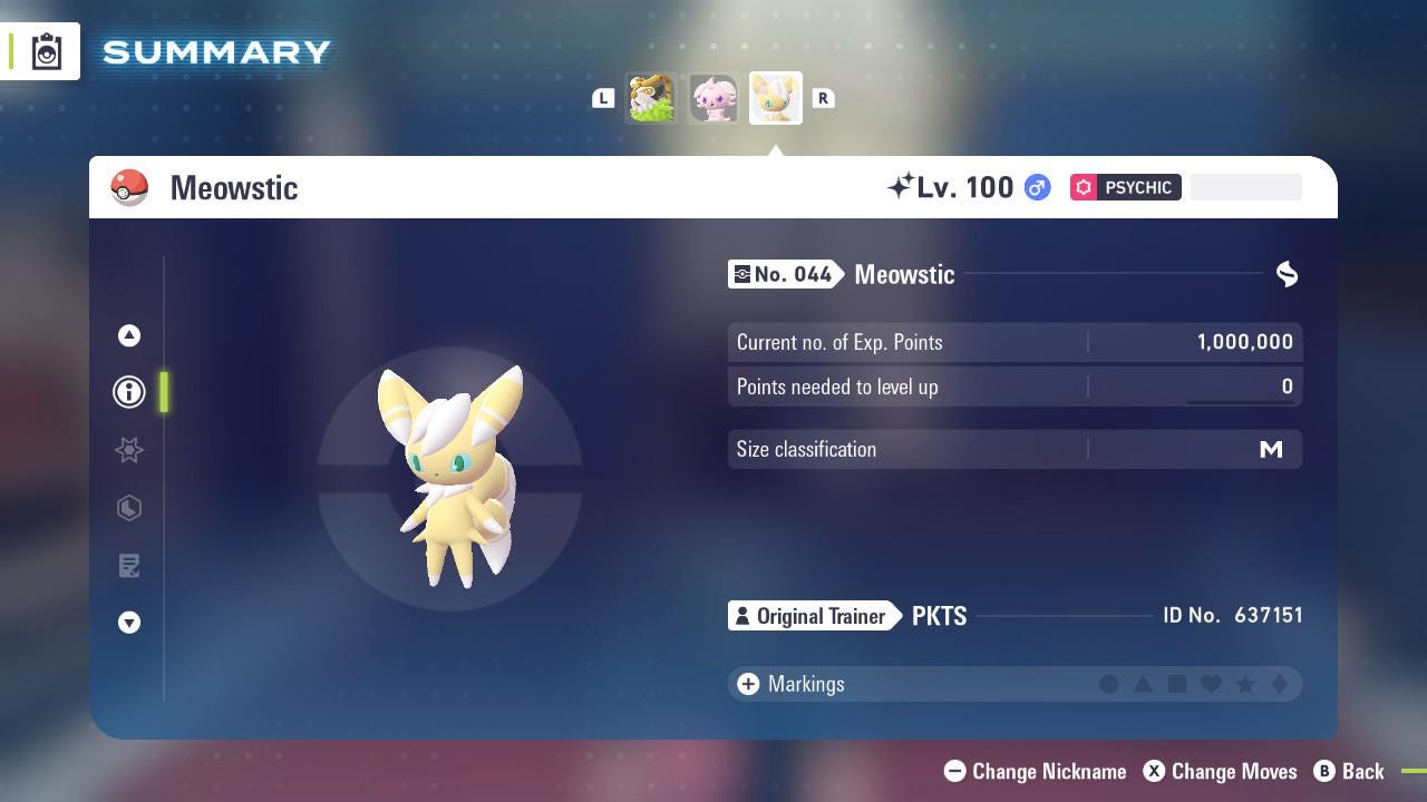 SHINY 6IV MEOWSTIC / Pokémon Legends ZA / 6IV Pokemon / Shiny Pokemon / Competitive / Fast Trade / Pokerus / Rare Pokemon