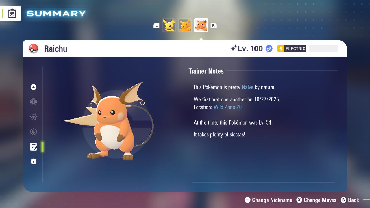 SHINY 6IV RAICHU / Pokémon Legends ZA / 6IV Pokemon / Shiny Pokemon / Competitive / Fast Trade / Pokerus / Rare Pokemon