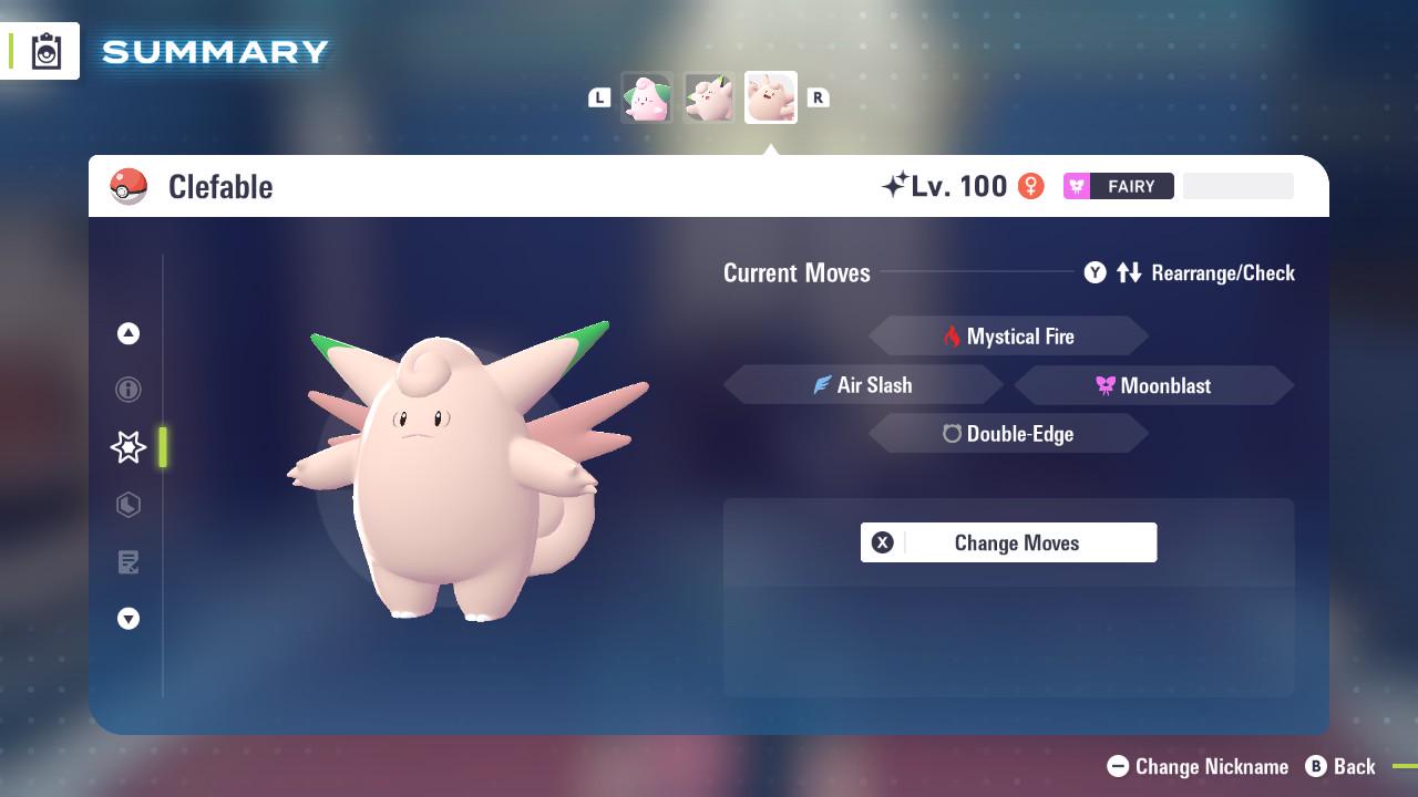 SHINY 6IV CLEFABLE / Pokémon Legends ZA / 6IV Pokemon / Shiny Pokemon / Competitive / Fast Trade / Pokerus / Rare Pokemon