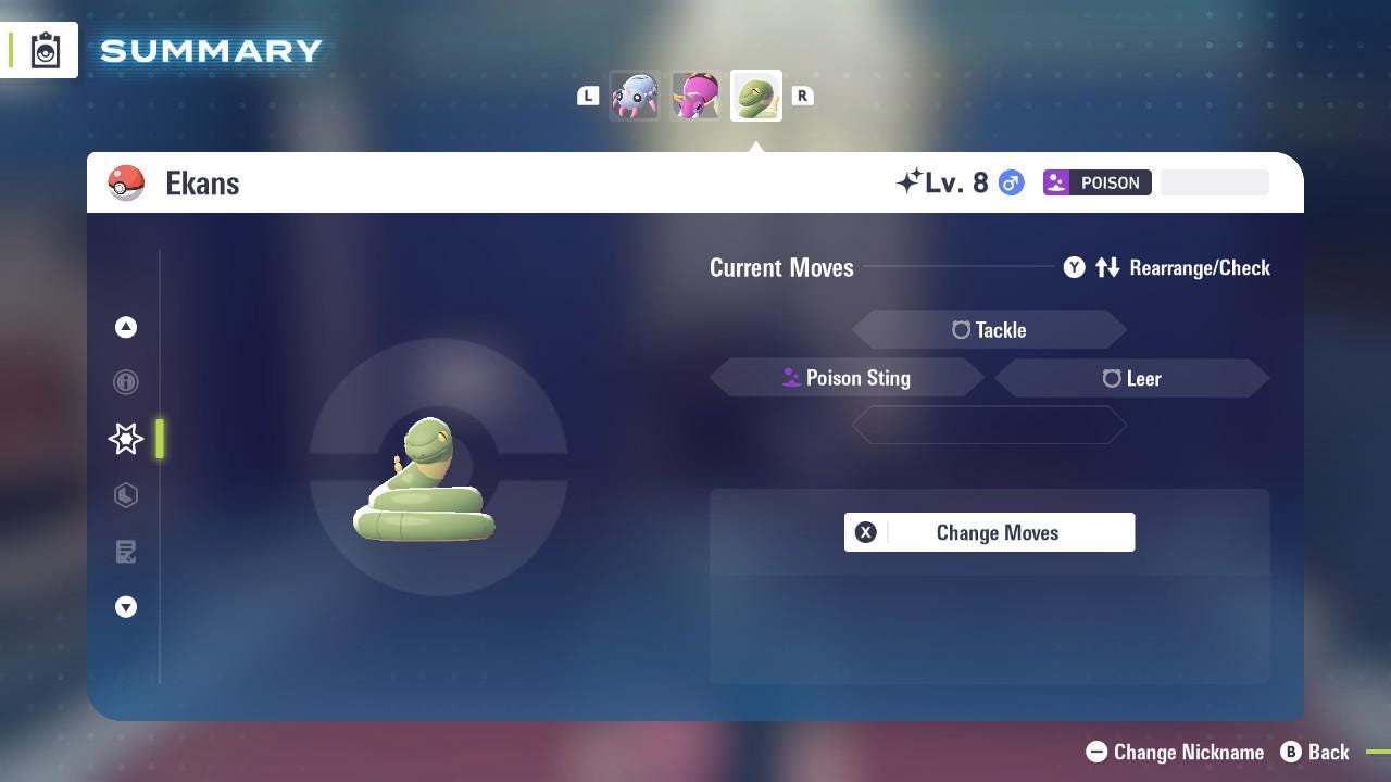 SHINY 6IV EKANS / Pokémon Legends ZA / 6IV Pokemon / Shiny Pokemon / Competitive / Fast Trade / Pokerus / Rare Pokemon