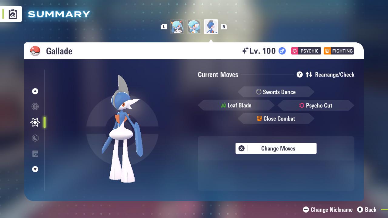 SHINY 6IV GALLADE / Pokémon Legends ZA / 6IV Pokemon / Shiny Pokemon / Competitive / Fast Trade / Pokerus / Rare Pokemon