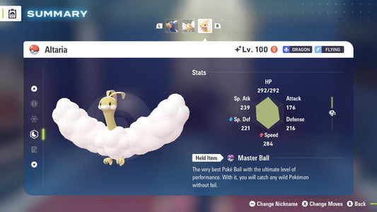 SHINY 6IV ALTARIA / Pokémon Legends ZA / 6IV Pokemon / Shiny Pokemon / Competitive / Fast Trade / Pokerus / Rare Pokemon