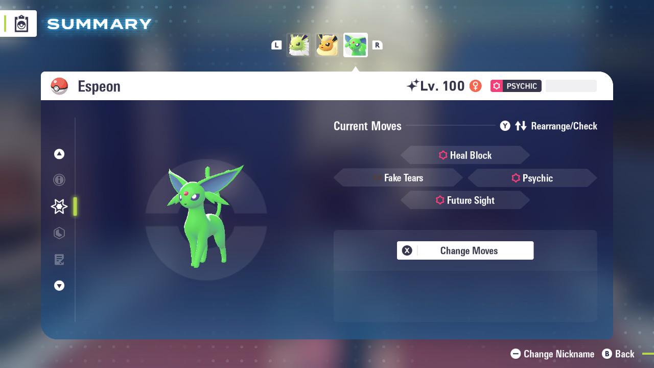 SHINY 6IV ESPEON / Pokémon Legends ZA / 6IV Pokemon / Shiny Pokemon / Competitive / Fast Trade / Pokerus / Rare Pokemon