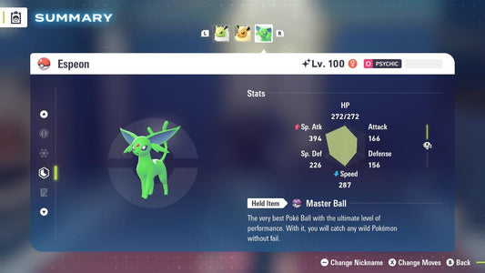 SHINY 6IV ESPEON / Pokémon Legends ZA / 6IV Pokemon / Shiny Pokemon / Competitive / Fast Trade / Pokerus / Rare Pokemon