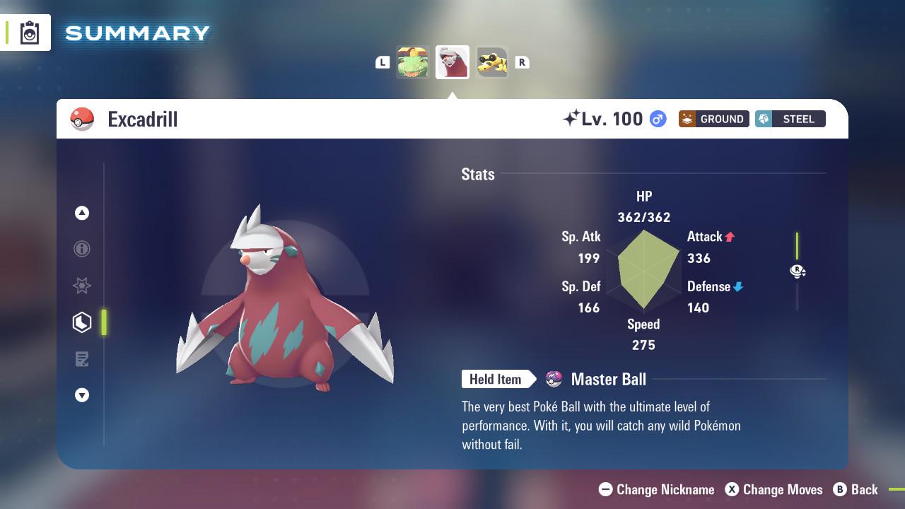 SHINY 6IV EXCADRILL / Pokémon Legends ZA / 6IV Pokemon / Shiny Pokemon / Competitive / Fast Trade / Pokerus / Rare Pokemon