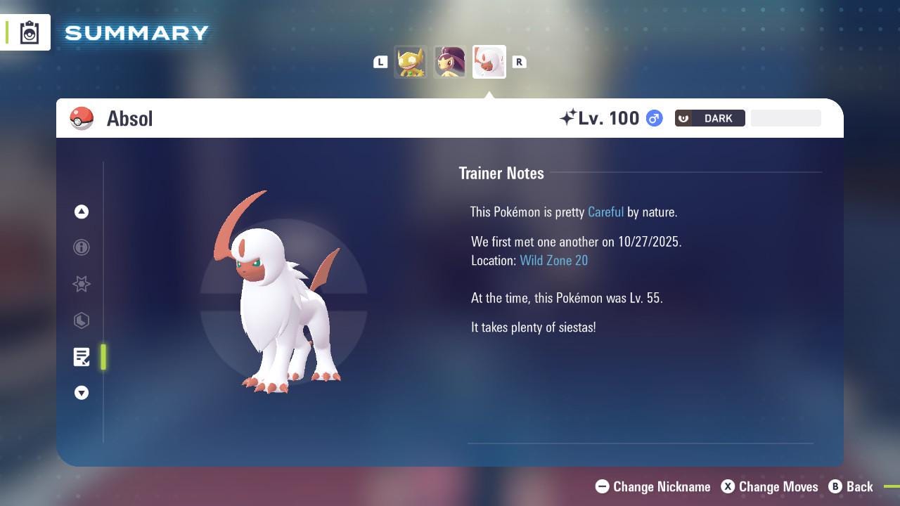 SHINY 6IV ABSOL / Pokémon Legends ZA / 6IV Pokemon / Shiny Pokemon / Competitive / Fast Trade / Pokerus / Rare Pokemon