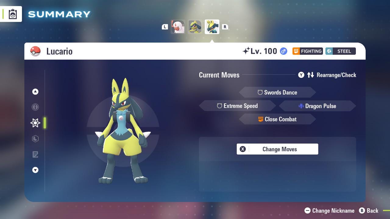 SHINY 6IV LUCARIO / Pokémon Legends ZA / 6IV Pokemon / Shiny Pokemon / Competitive / Fast Trade / Pokerus / Rare Pokemon