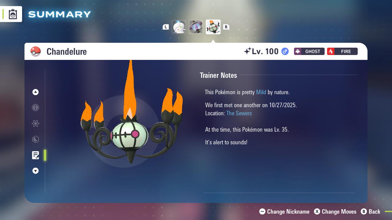 SHINY 6IV CHANDELURE / Pokémon Legends ZA / 6IV Pokemon / Shiny Pokemon / Competitive / Fast Trade / Pokerus / Rare Pokemon