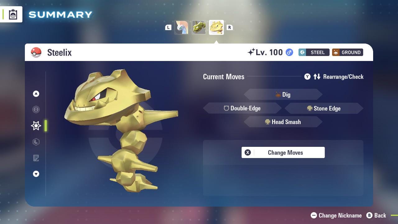 SHINY 6IV STEELIX / Pokémon Legends ZA / Competitive Set Battle Ready EV Trained / Shiny Pokemon / Customizable / Fast Trade /