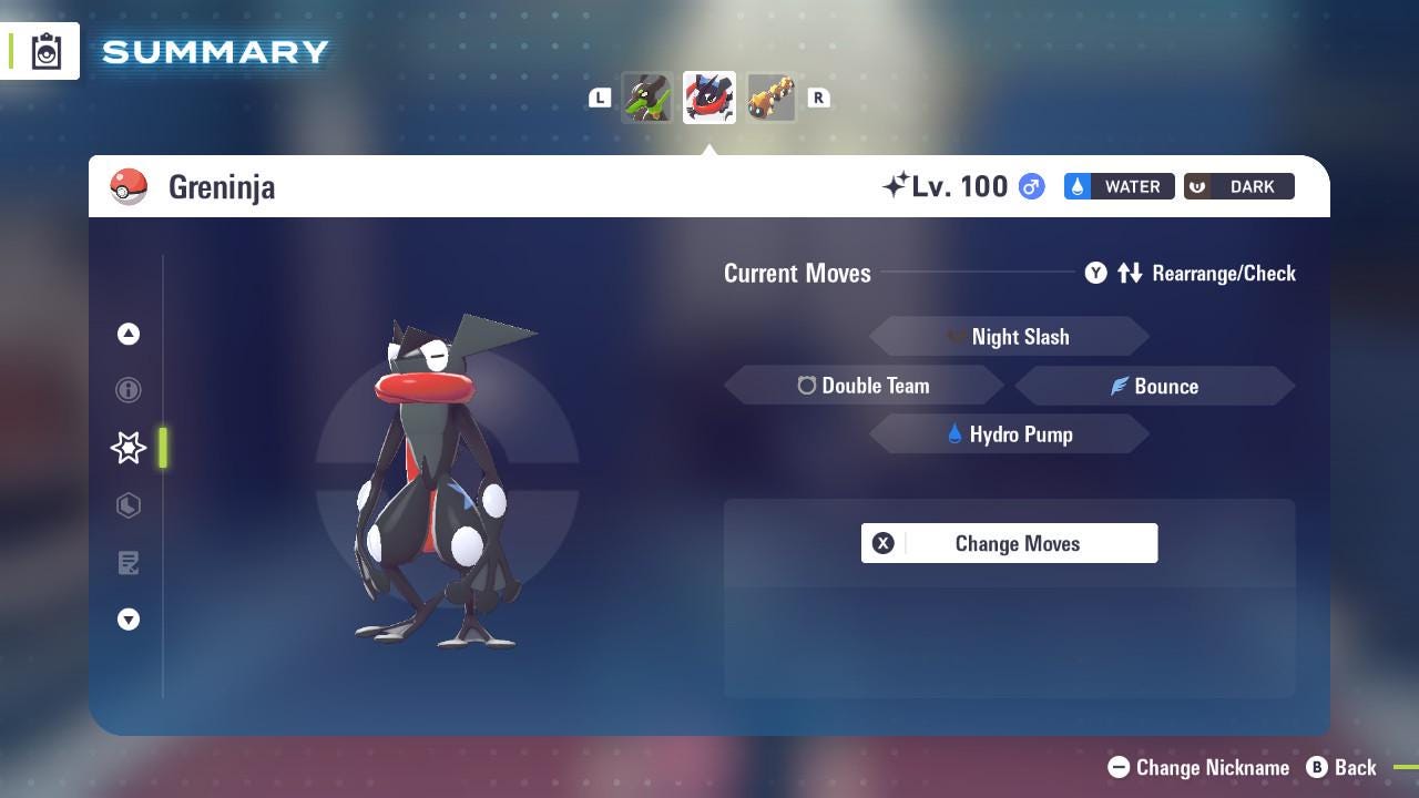 SHINY 6IV GRENINJA / Pokémon Legends ZA / 6IV Pokemon / Shiny Pokemon / Competitive / Fast Trade / Pokerus / Rare Pokemon