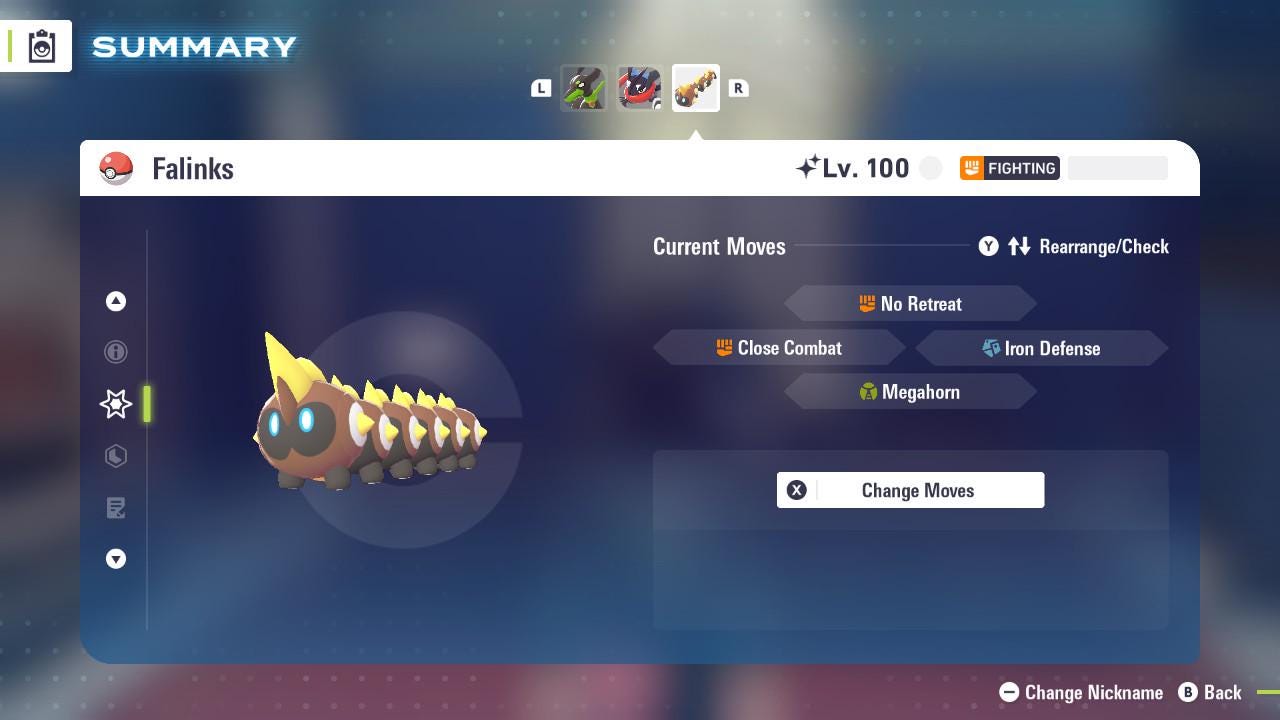 SHINY 6IV FALINKS / Pokémon Legends ZA / 6IV Pokemon / Shiny Pokemon / Competitive / Fast Trade / Pokerus / Rare Pokemon