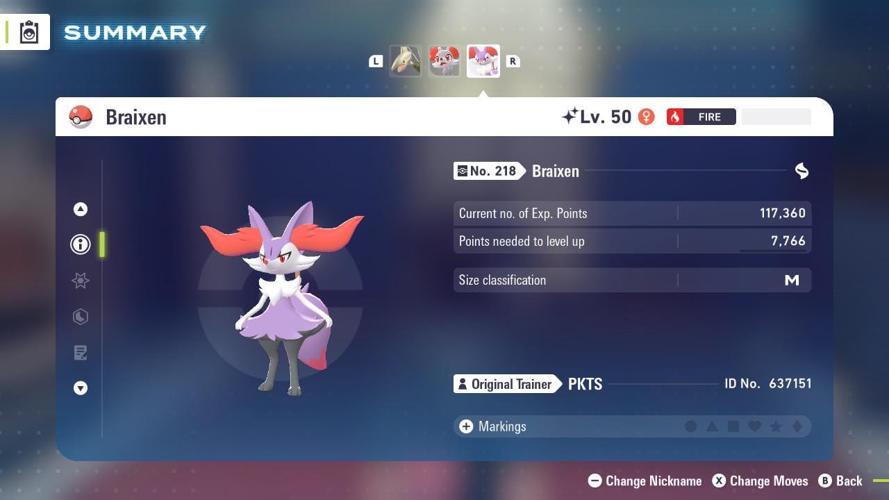 SHINY 6IV BRAIXEN / Pokémon Legends ZA / 6IV Pokemon / Shiny Pokemon / Competitive / Fast Trade / Pokerus / Rare Pokemon
