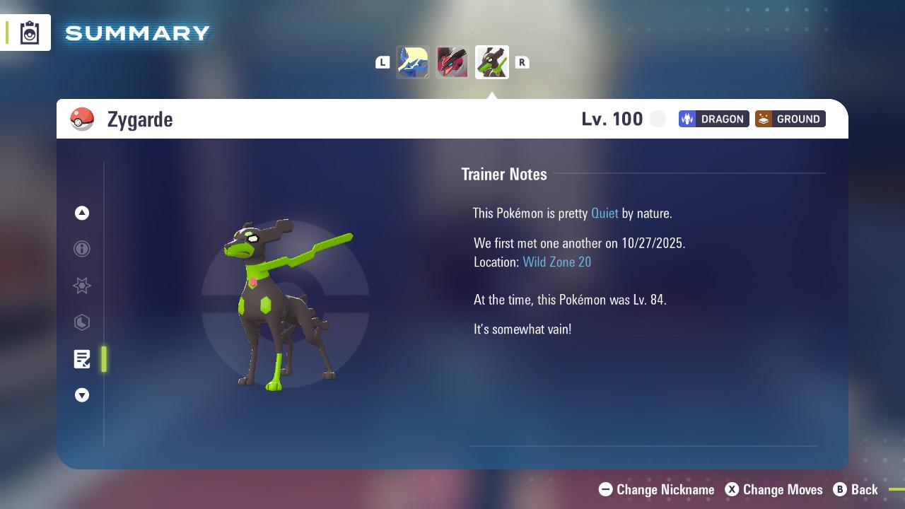 Non-Shiny 6IV 10% ZYGARDE / Pokémon Legends ZA / 6IV Pokemon / Shiny Pokemon / Competitive / Fast Trade / Pokerus / Rare Pokemon