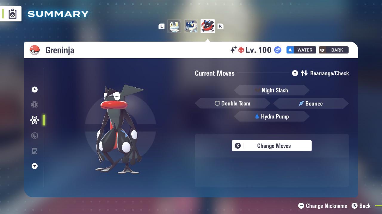 Pokemon legends za ALPHA shiny 6IV GRENINJA / Battle ready ev trained / Custom ot & items / Customizable / Any held item / Z-A za trade